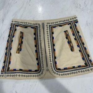 Beaded Isabel Marant size 38 mini skirt with front zipper
